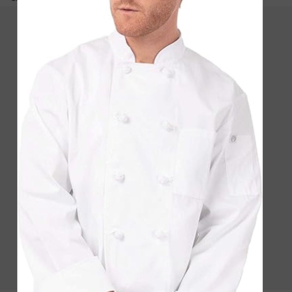 Men's White Chef Jacket